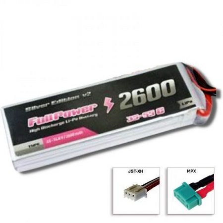 FullPower  3S 11.1V 2600mAh 35C Silver Edition V2 MPX